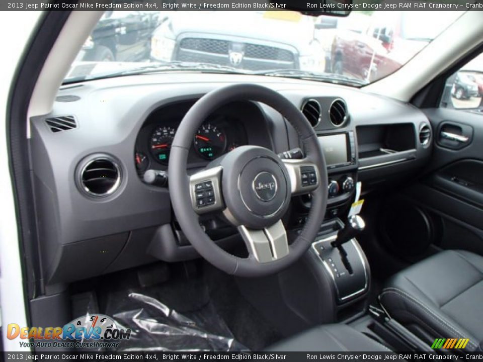 2013 Jeep Patriot Oscar Mike Freedom Edition 4x4 Bright White / Freedom Edition Black/Silver Photo #10