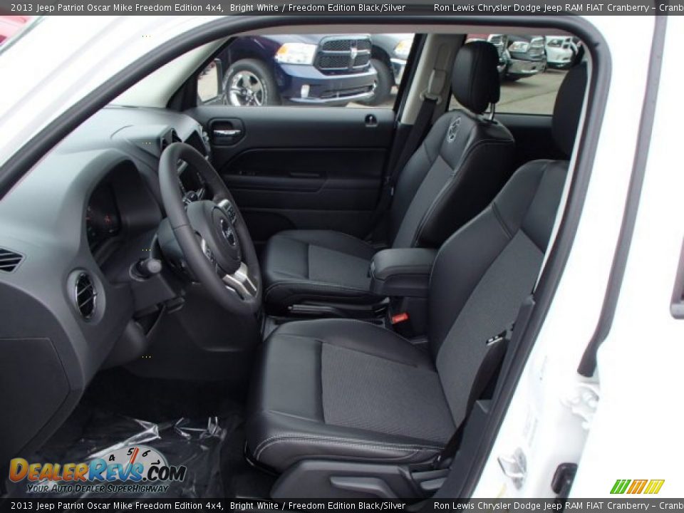 2013 Jeep Patriot Oscar Mike Freedom Edition 4x4 Bright White / Freedom Edition Black/Silver Photo #11