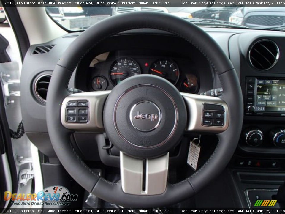 2013 Jeep Patriot Oscar Mike Freedom Edition 4x4 Bright White / Freedom Edition Black/Silver Photo #19