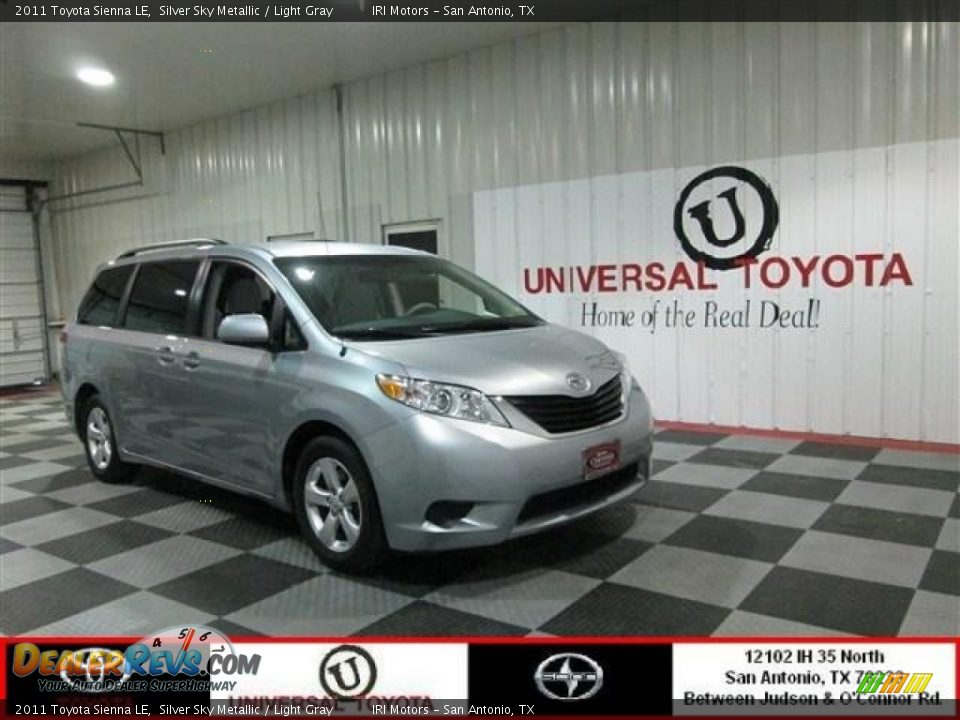 2011 Toyota Sienna LE Silver Sky Metallic / Light Gray Photo #1