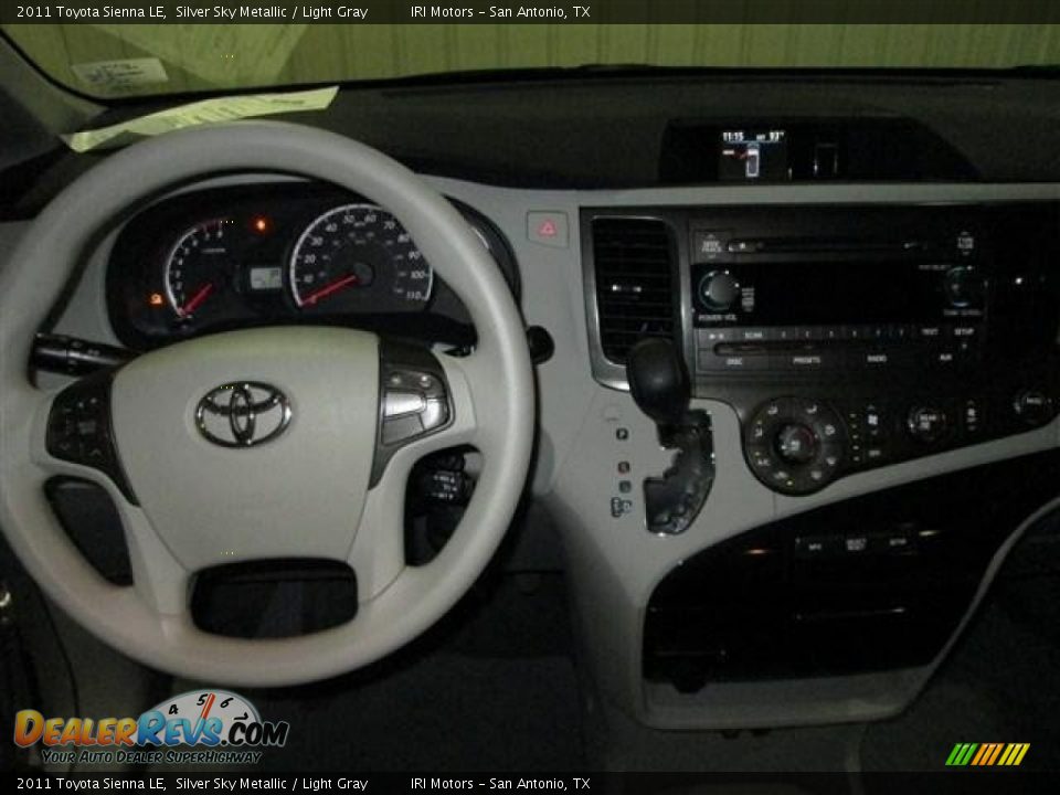 2011 Toyota Sienna LE Silver Sky Metallic / Light Gray Photo #13