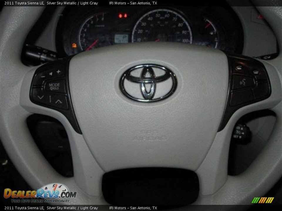 2011 Toyota Sienna LE Silver Sky Metallic / Light Gray Photo #15
