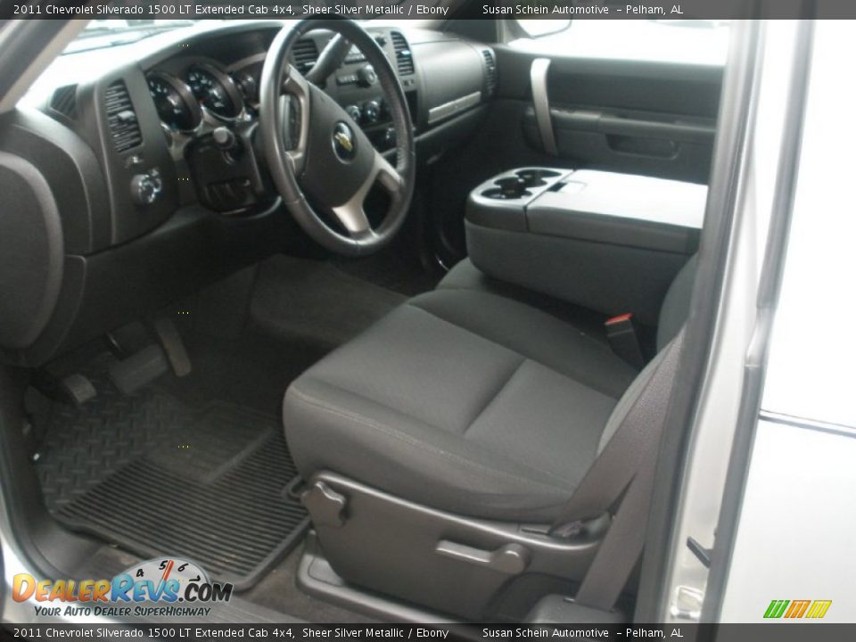 2011 Chevrolet Silverado 1500 LT Extended Cab 4x4 Sheer Silver Metallic / Ebony Photo #4