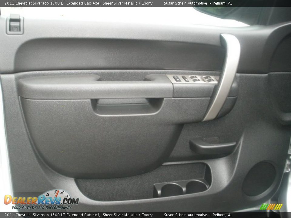 2011 Chevrolet Silverado 1500 LT Extended Cab 4x4 Sheer Silver Metallic / Ebony Photo #5