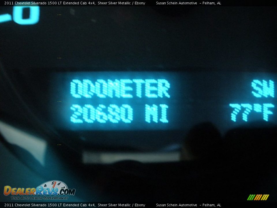 2011 Chevrolet Silverado 1500 LT Extended Cab 4x4 Sheer Silver Metallic / Ebony Photo #6