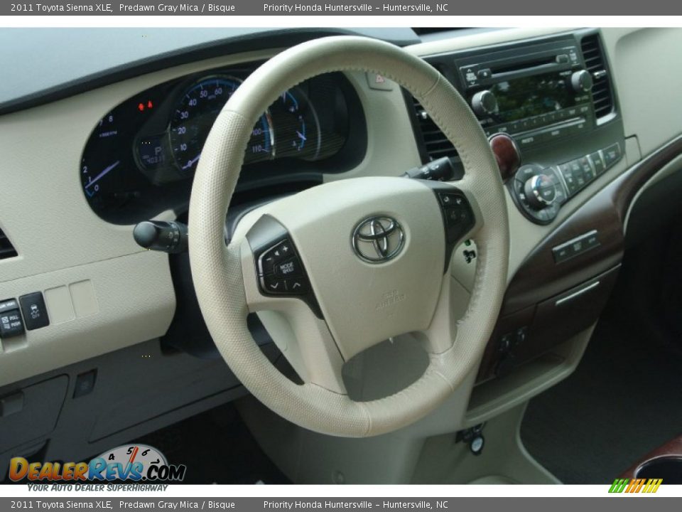2011 Toyota Sienna XLE Predawn Gray Mica / Bisque Photo #28