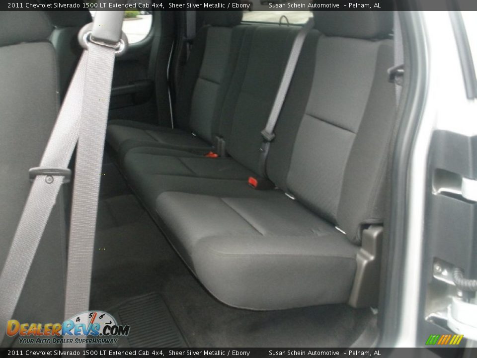 2011 Chevrolet Silverado 1500 LT Extended Cab 4x4 Sheer Silver Metallic / Ebony Photo #18