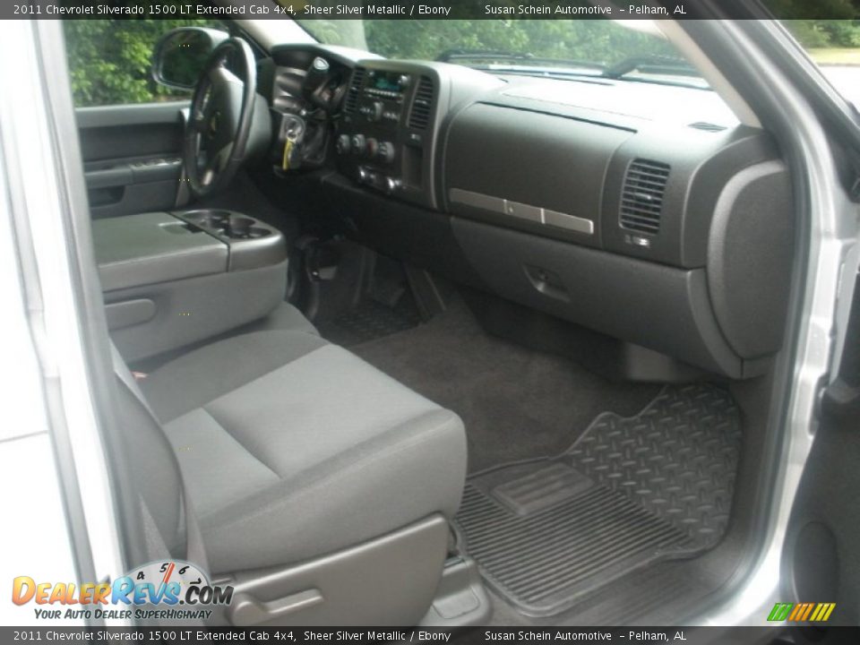 2011 Chevrolet Silverado 1500 LT Extended Cab 4x4 Sheer Silver Metallic / Ebony Photo #20