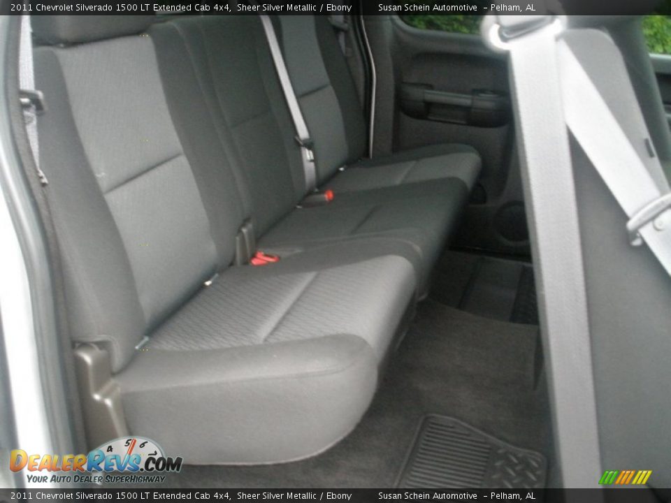 2011 Chevrolet Silverado 1500 LT Extended Cab 4x4 Sheer Silver Metallic / Ebony Photo #22