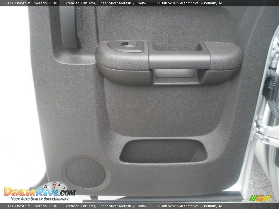 2011 Chevrolet Silverado 1500 LT Extended Cab 4x4 Sheer Silver Metallic / Ebony Photo #23