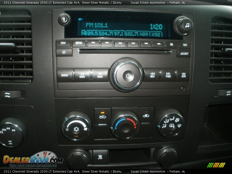 2011 Chevrolet Silverado 1500 LT Extended Cab 4x4 Sheer Silver Metallic / Ebony Photo #25