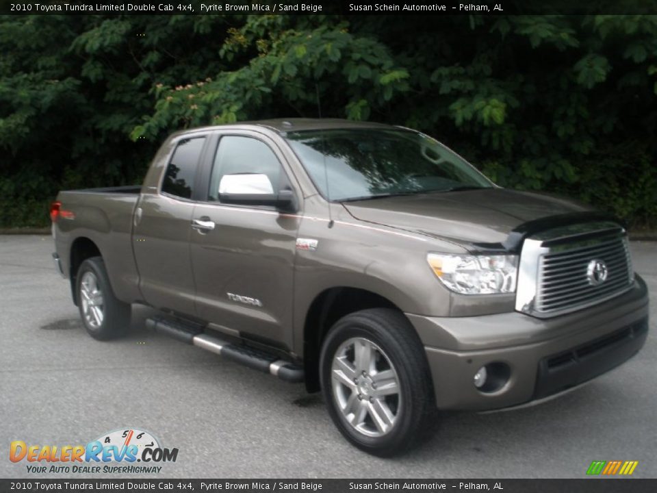 2010 Toyota Tundra Limited Double Cab 4x4 Pyrite Brown Mica / Sand Beige Photo #1