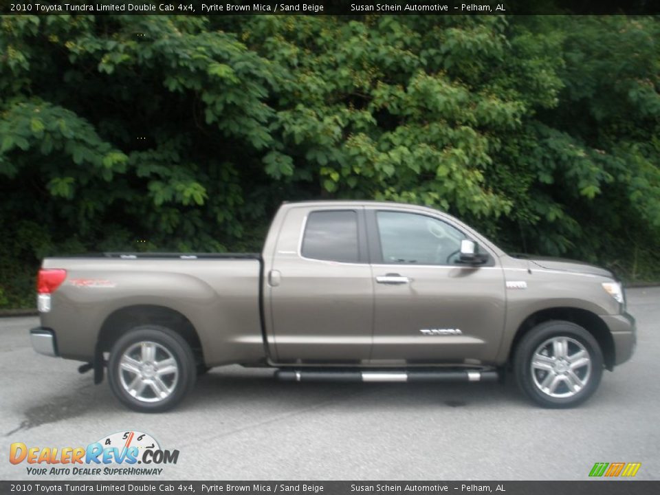 2010 Toyota Tundra Limited Double Cab 4x4 Pyrite Brown Mica / Sand Beige Photo #2