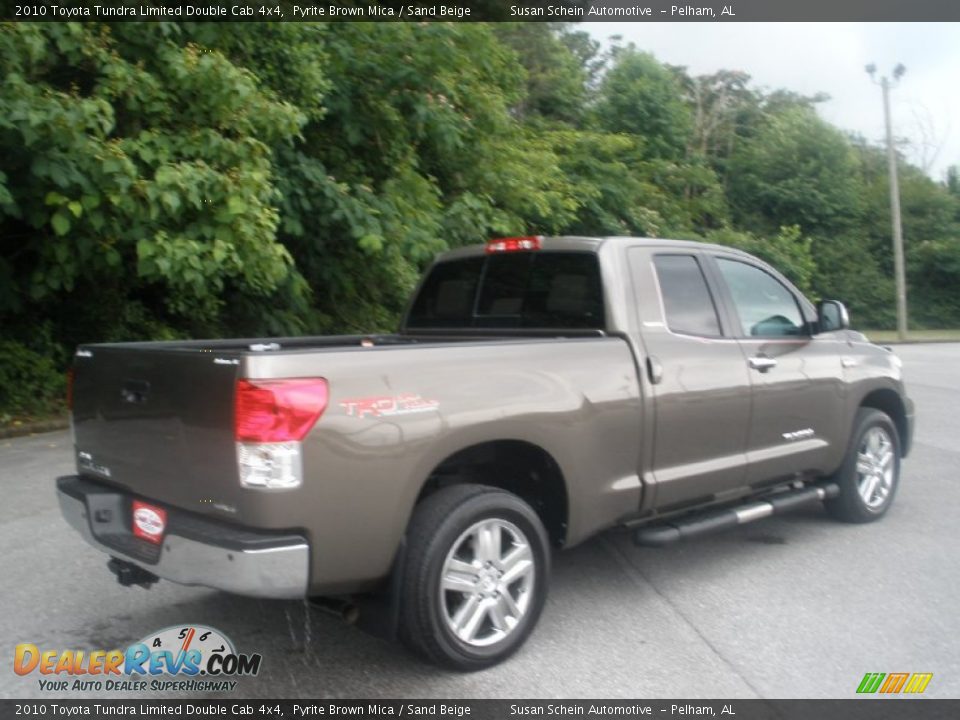 2010 Toyota Tundra Limited Double Cab 4x4 Pyrite Brown Mica / Sand Beige Photo #9