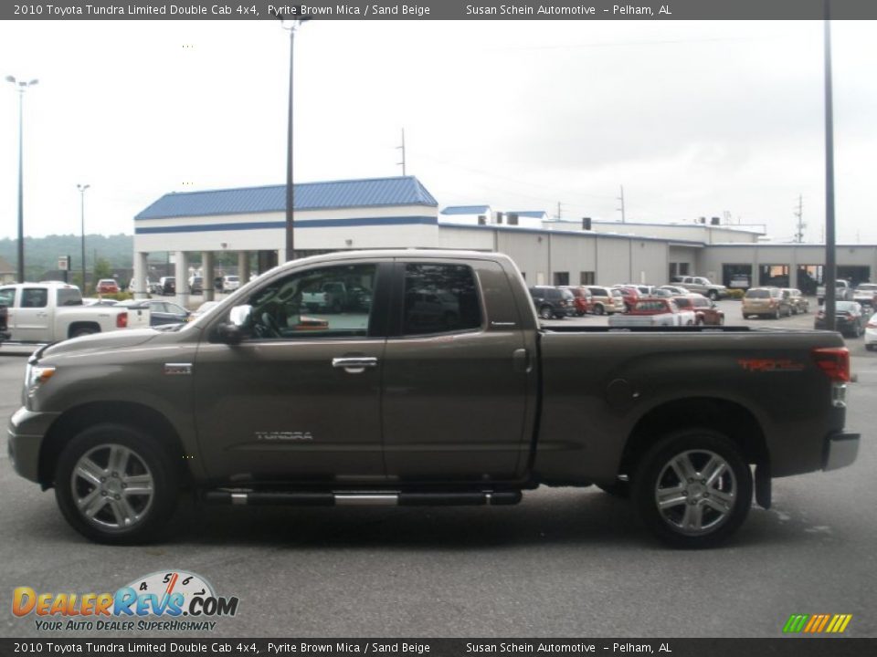 2010 Toyota Tundra Limited Double Cab 4x4 Pyrite Brown Mica / Sand Beige Photo #12