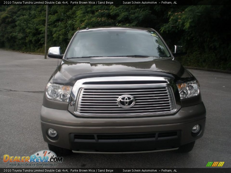 2010 Toyota Tundra Limited Double Cab 4x4 Pyrite Brown Mica / Sand Beige Photo #14