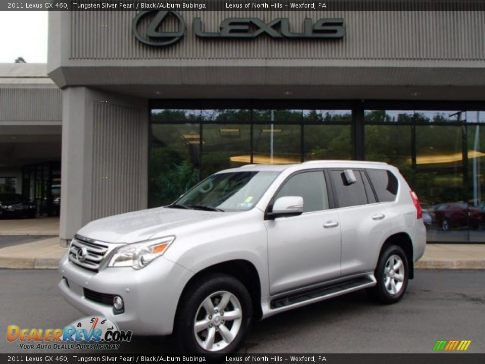 2011 Lexus GX 460 Tungsten Silver Pearl / Black/Auburn Bubinga Photo #1