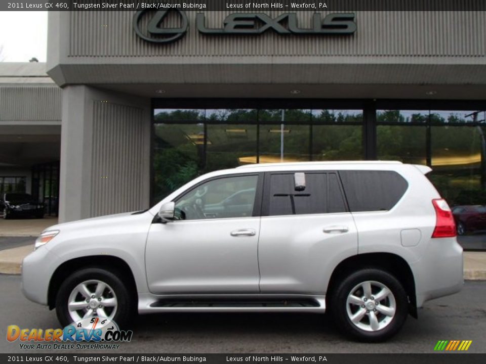 2011 Lexus GX 460 Tungsten Silver Pearl / Black/Auburn Bubinga Photo #2