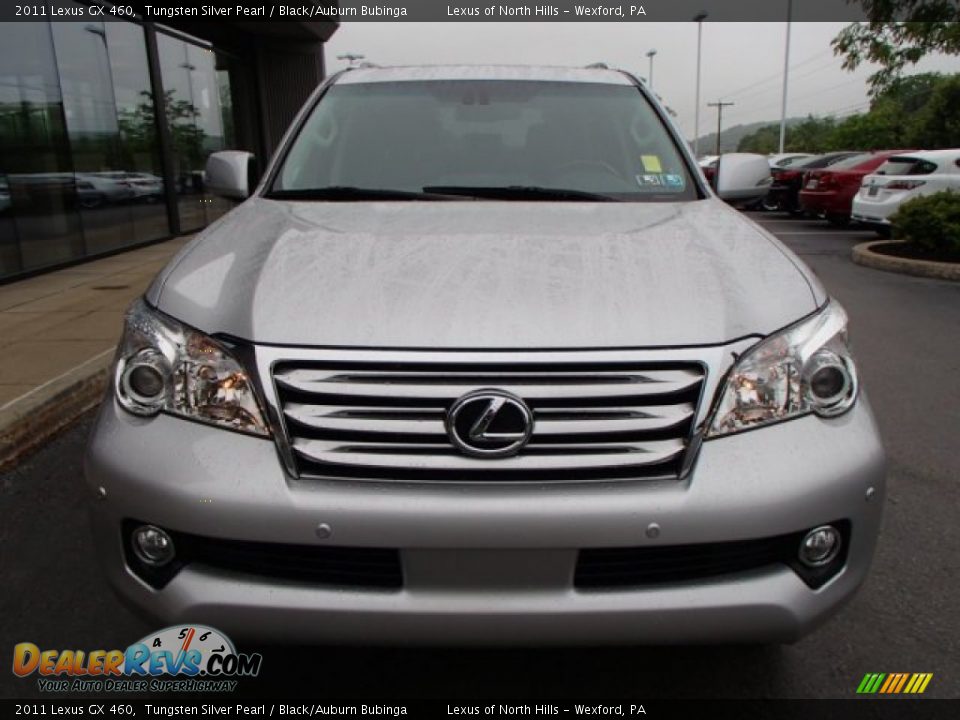 2011 Lexus GX 460 Tungsten Silver Pearl / Black/Auburn Bubinga Photo #3