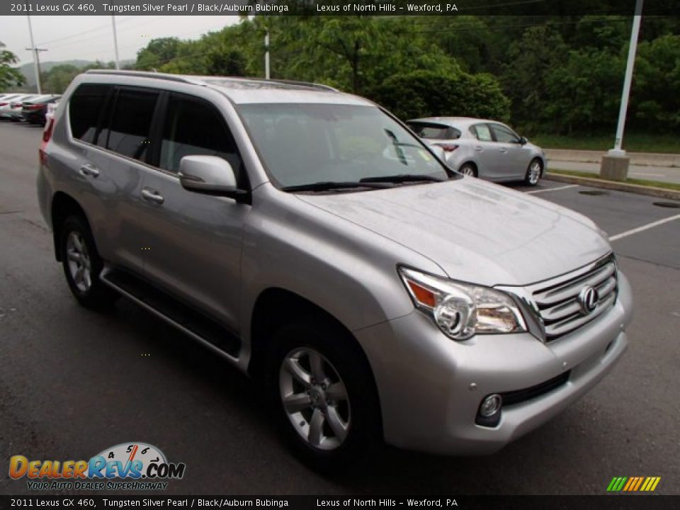 2011 Lexus GX 460 Tungsten Silver Pearl / Black/Auburn Bubinga Photo #4