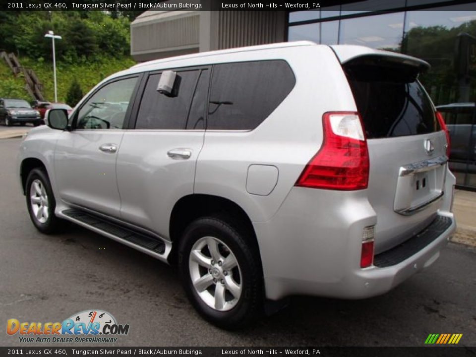2011 Lexus GX 460 Tungsten Silver Pearl / Black/Auburn Bubinga Photo #7