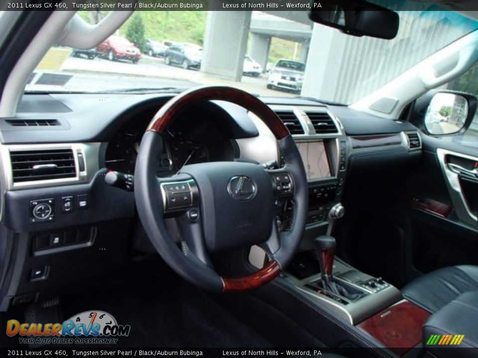 2011 Lexus GX 460 Tungsten Silver Pearl / Black/Auburn Bubinga Photo #9