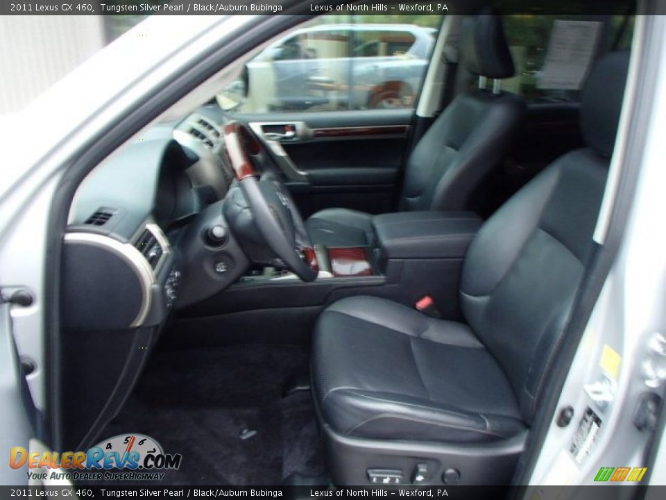 2011 Lexus GX 460 Tungsten Silver Pearl / Black/Auburn Bubinga Photo #10