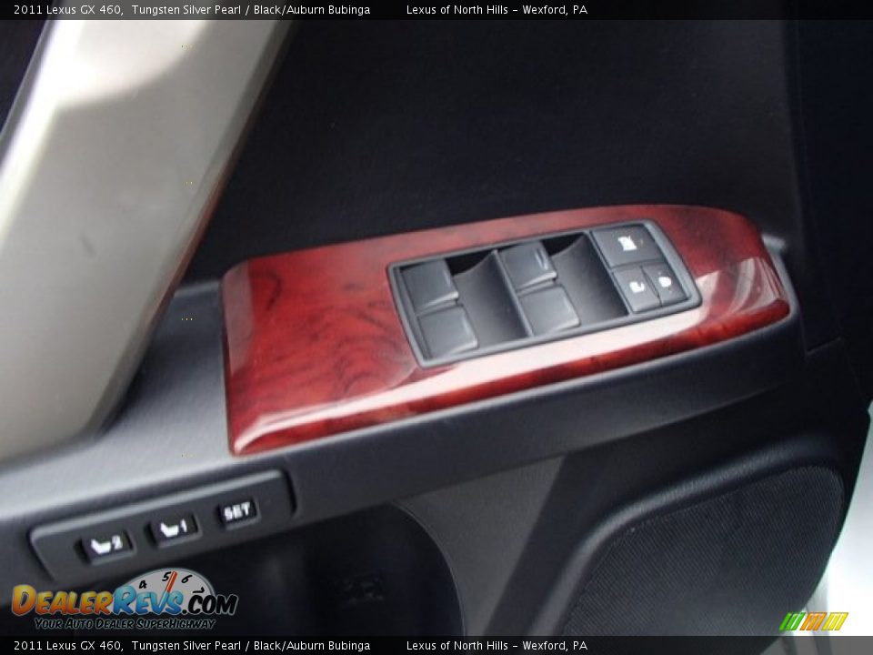 2011 Lexus GX 460 Tungsten Silver Pearl / Black/Auburn Bubinga Photo #12