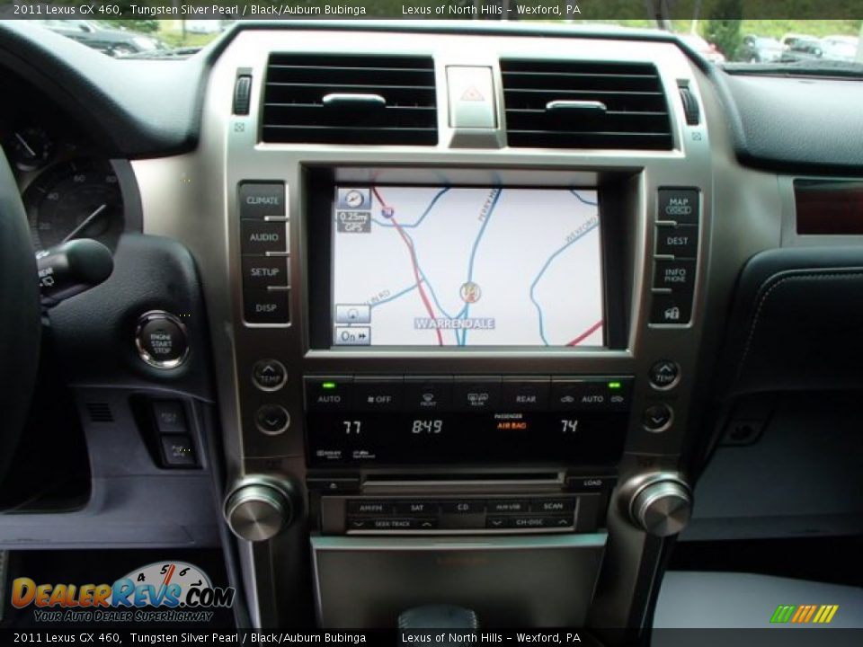 2011 Lexus GX 460 Tungsten Silver Pearl / Black/Auburn Bubinga Photo #15