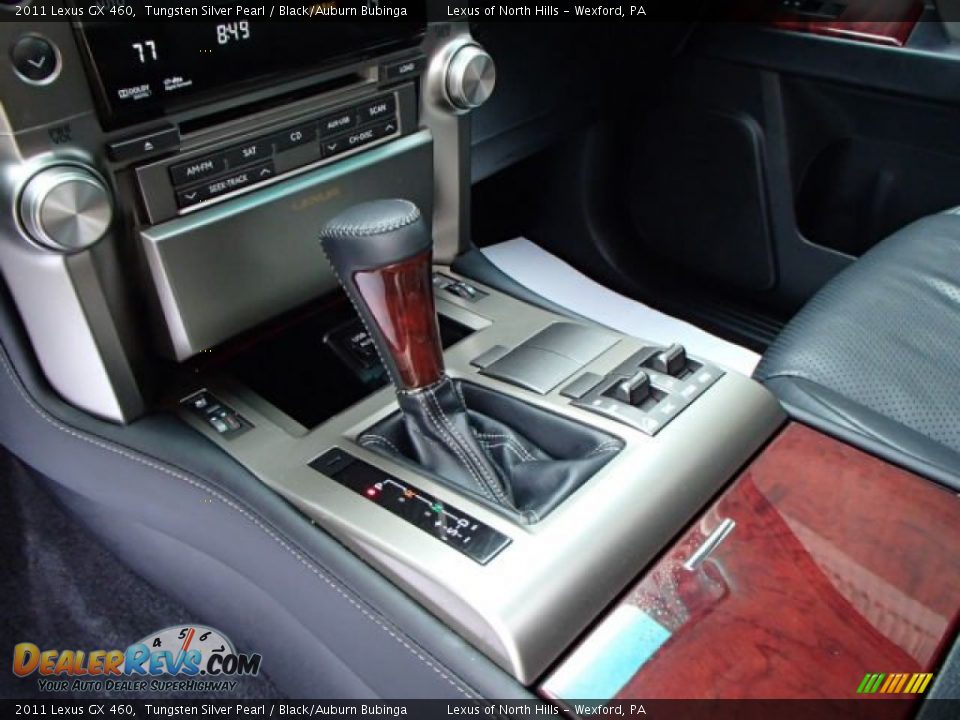 2011 Lexus GX 460 Tungsten Silver Pearl / Black/Auburn Bubinga Photo #16