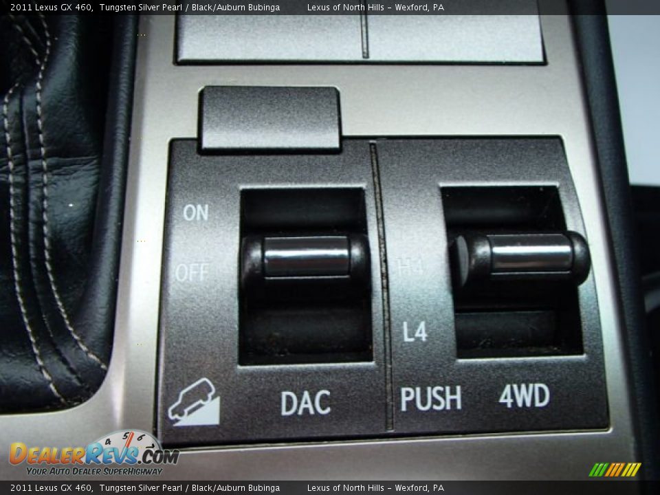 2011 Lexus GX 460 Tungsten Silver Pearl / Black/Auburn Bubinga Photo #17