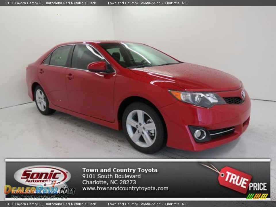 2013 Toyota Camry SE Barcelona Red Metallic / Black Photo #1