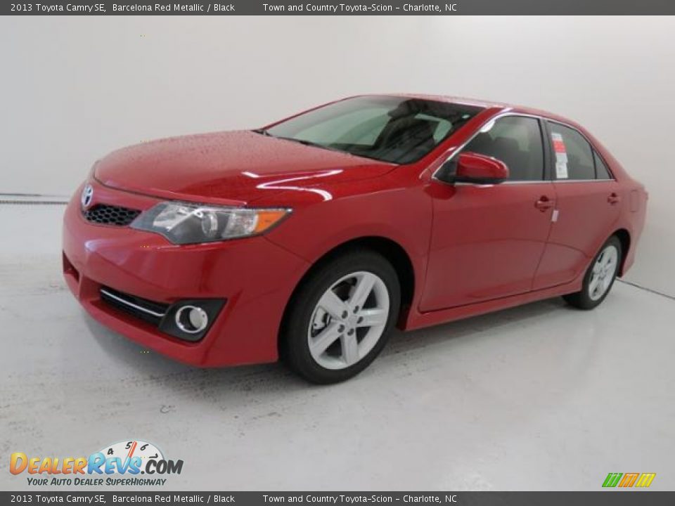 2013 Toyota Camry SE Barcelona Red Metallic / Black Photo #3
