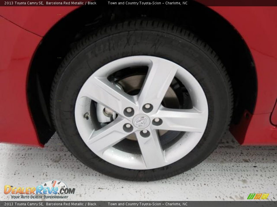 2013 Toyota Camry SE Barcelona Red Metallic / Black Photo #4