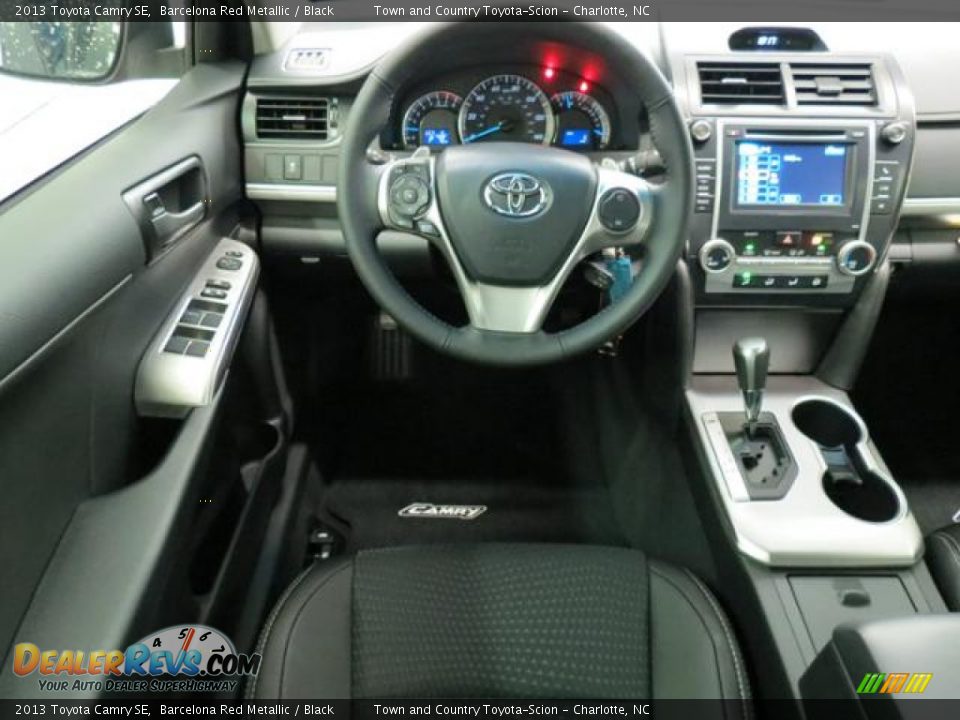 2013 Toyota Camry SE Barcelona Red Metallic / Black Photo #6