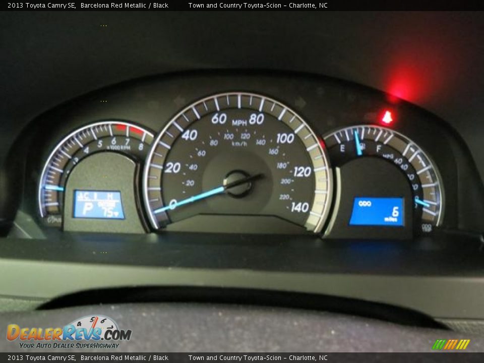 2013 Toyota Camry SE Gauges Photo #13