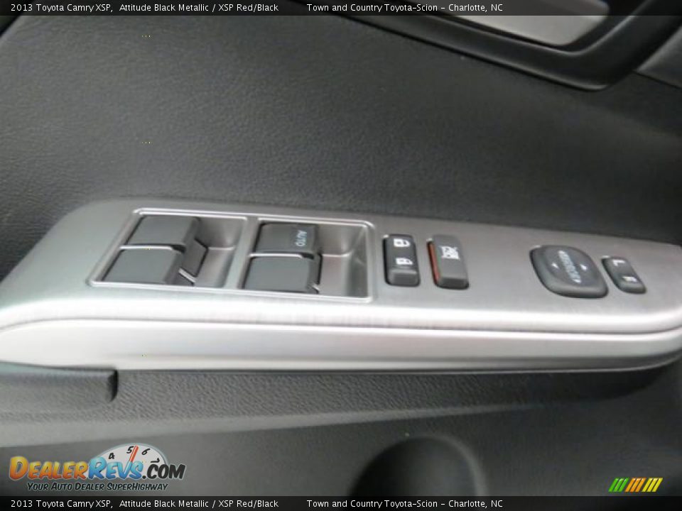 2013 Toyota Camry XSP Attitude Black Metallic / XSP Red/Black Photo #12