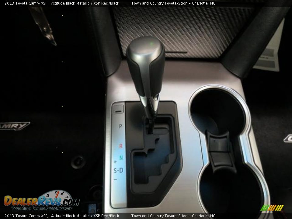 2013 Toyota Camry XSP Attitude Black Metallic / XSP Red/Black Photo #16