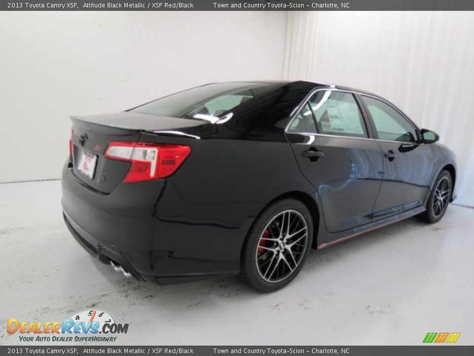 2013 Toyota Camry XSP Attitude Black Metallic / XSP Red/Black Photo #20