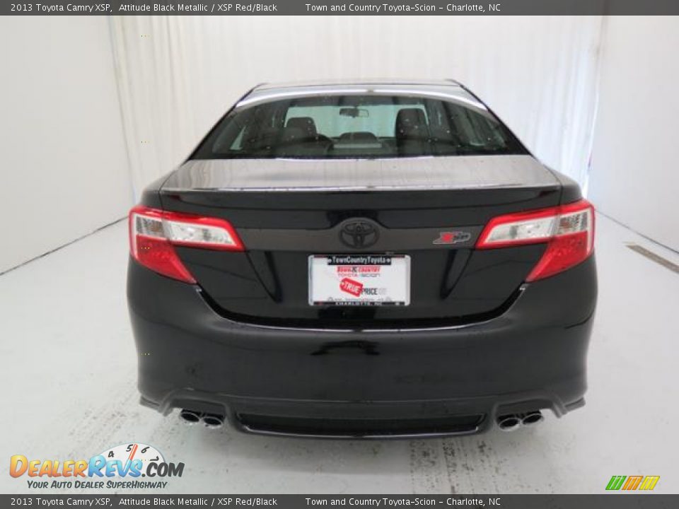 2013 Toyota Camry XSP Attitude Black Metallic / XSP Red/Black Photo #21
