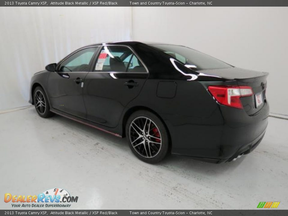 2013 Toyota Camry XSP Attitude Black Metallic / XSP Red/Black Photo #22