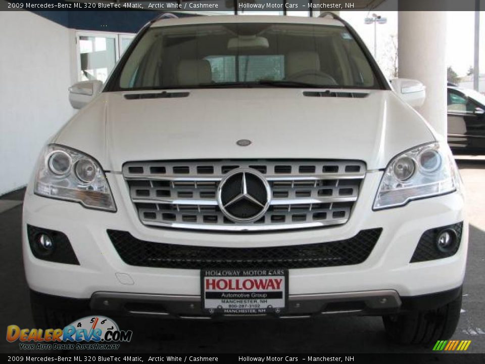2009 Mercedes-Benz ML 320 BlueTec 4Matic Arctic White / Cashmere Photo #2
