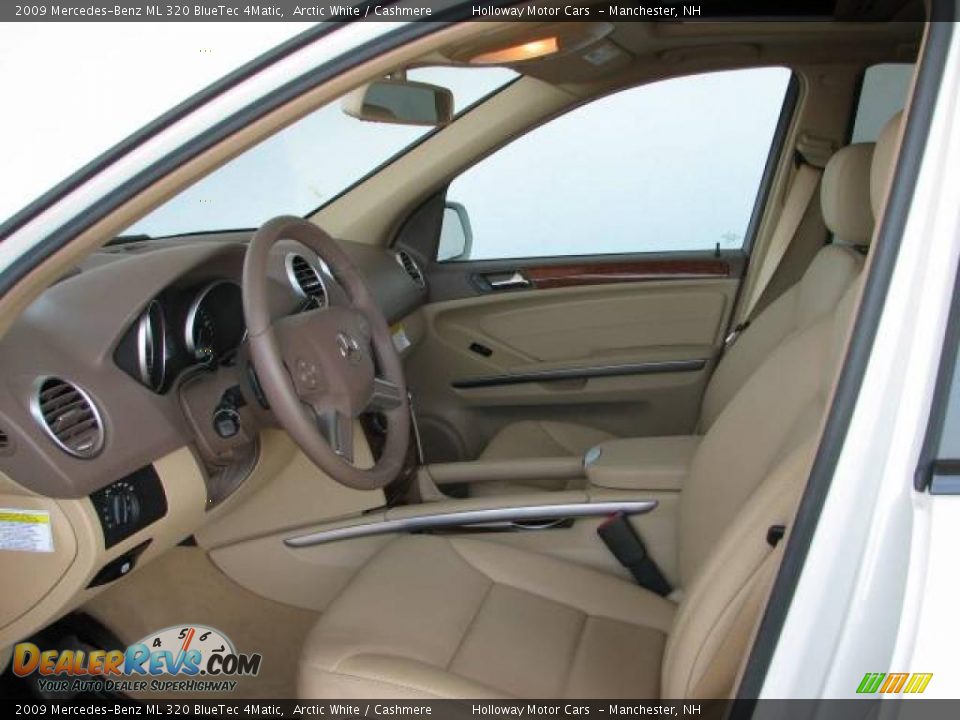 2009 Mercedes-Benz ML 320 BlueTec 4Matic Arctic White / Cashmere Photo #7
