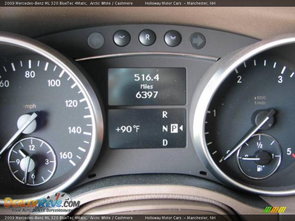 2009 Mercedes-Benz ML 320 BlueTec 4Matic Arctic White / Cashmere Photo #9