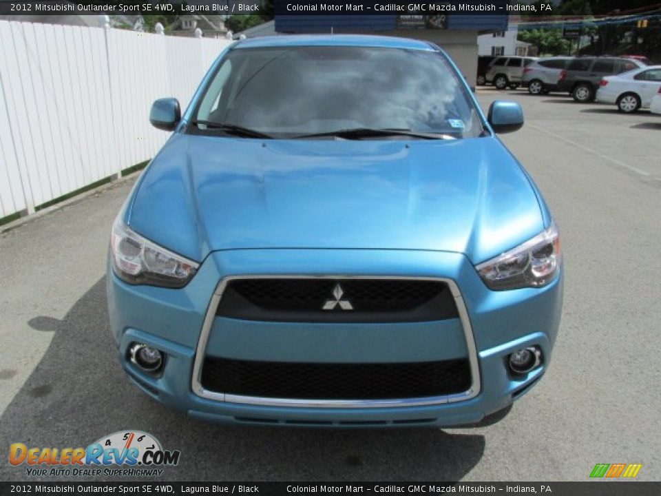 2012 Mitsubishi Outlander Sport SE 4WD Laguna Blue / Black Photo #4