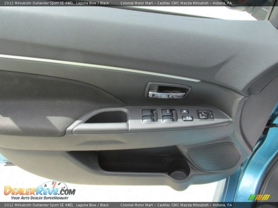 2012 Mitsubishi Outlander Sport SE 4WD Laguna Blue / Black Photo #10