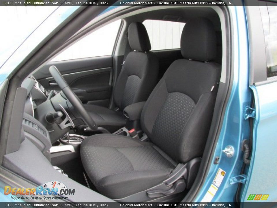 2012 Mitsubishi Outlander Sport SE 4WD Laguna Blue / Black Photo #11