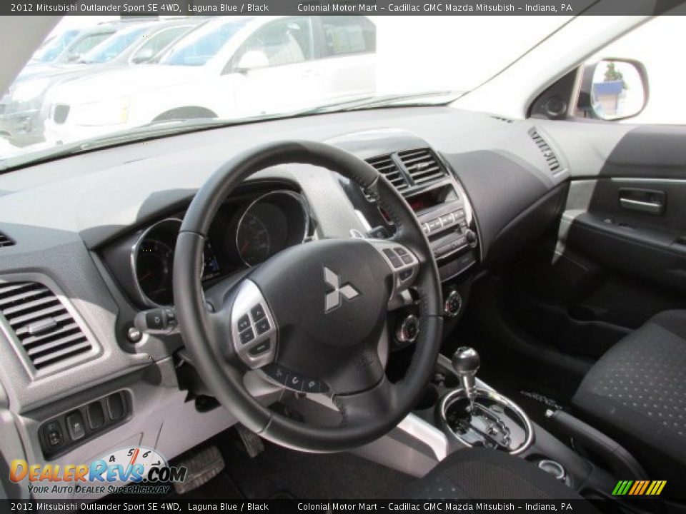 2012 Mitsubishi Outlander Sport SE 4WD Laguna Blue / Black Photo #12