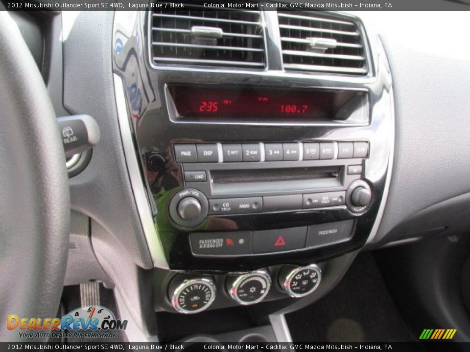 2012 Mitsubishi Outlander Sport SE 4WD Laguna Blue / Black Photo #13