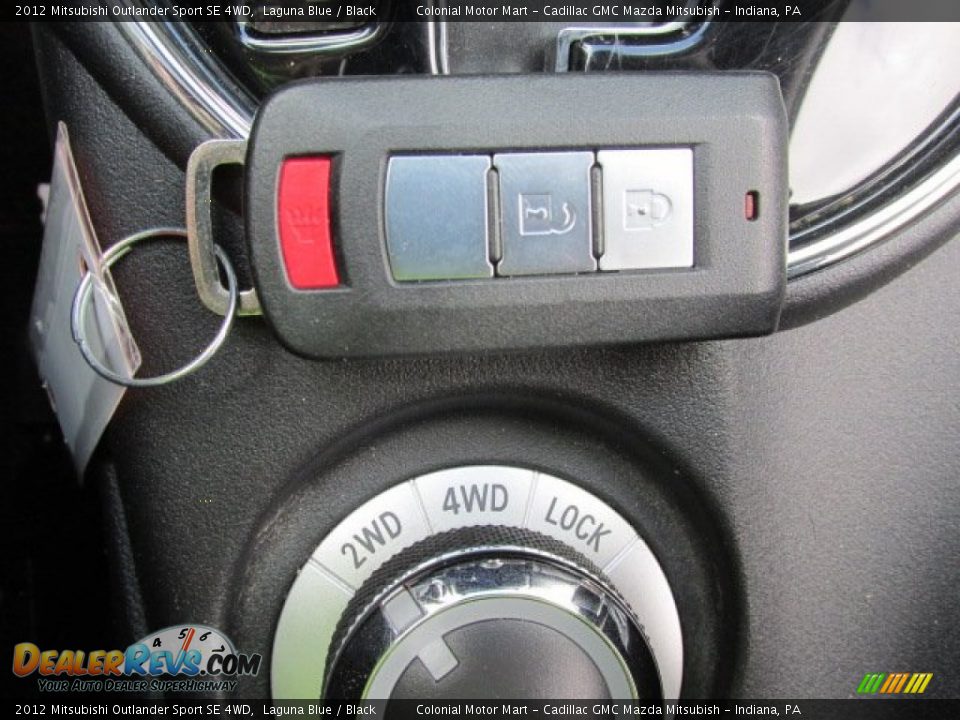 2012 Mitsubishi Outlander Sport SE 4WD Laguna Blue / Black Photo #15